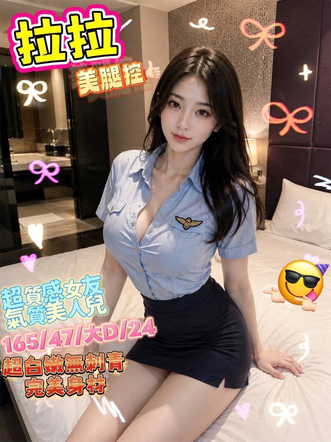 出沒地區:台南外送茶 資料：💦拉拉 165.D.24歲 12K